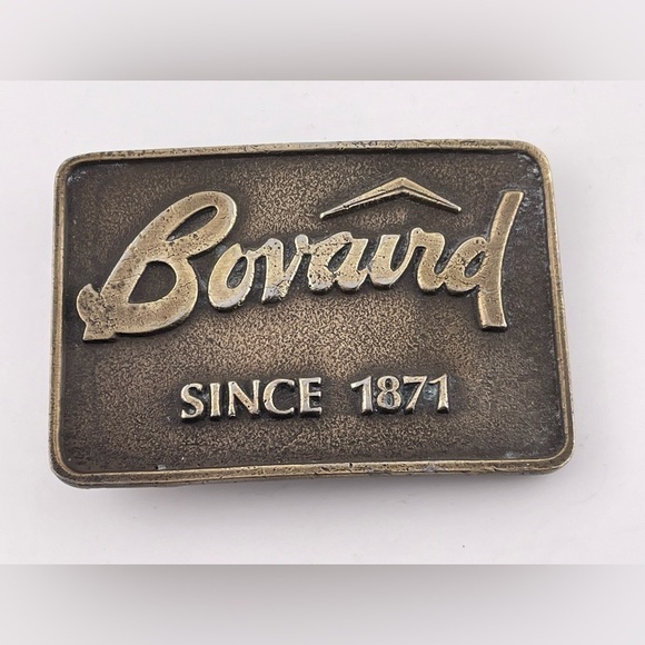VINTAGE 1970s **BOVAIRD - SINCE 1871** OILFIELD SUPPLY COMPANY BUCKLE‌ - Picture 2 of 4